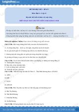 Đề thi học kì 1 Địa lí 11 KNTT - Đề số 1